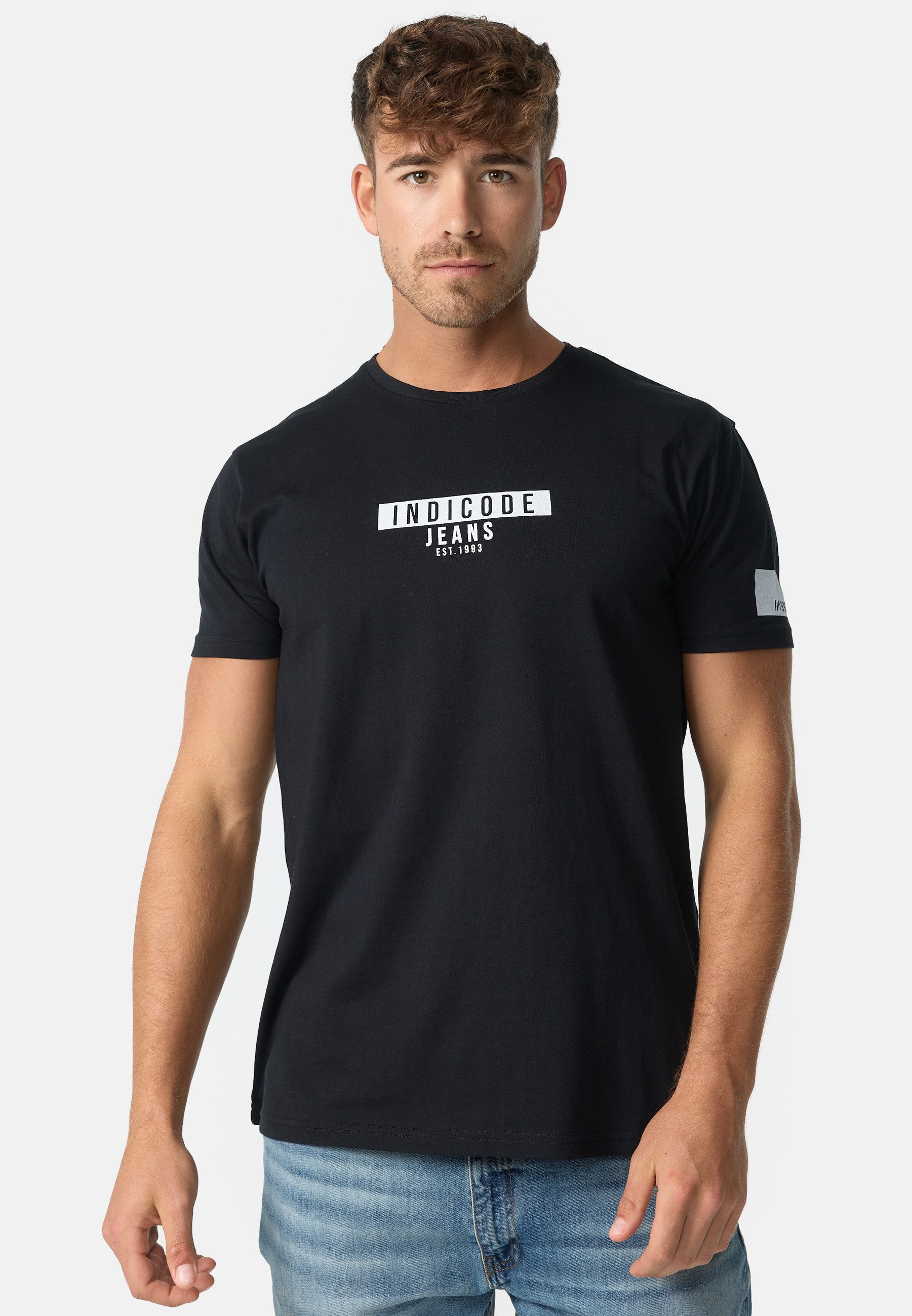 Indicode T-Shirt INVegas mit Rundhals-Ausschnitt und günstig online kaufen