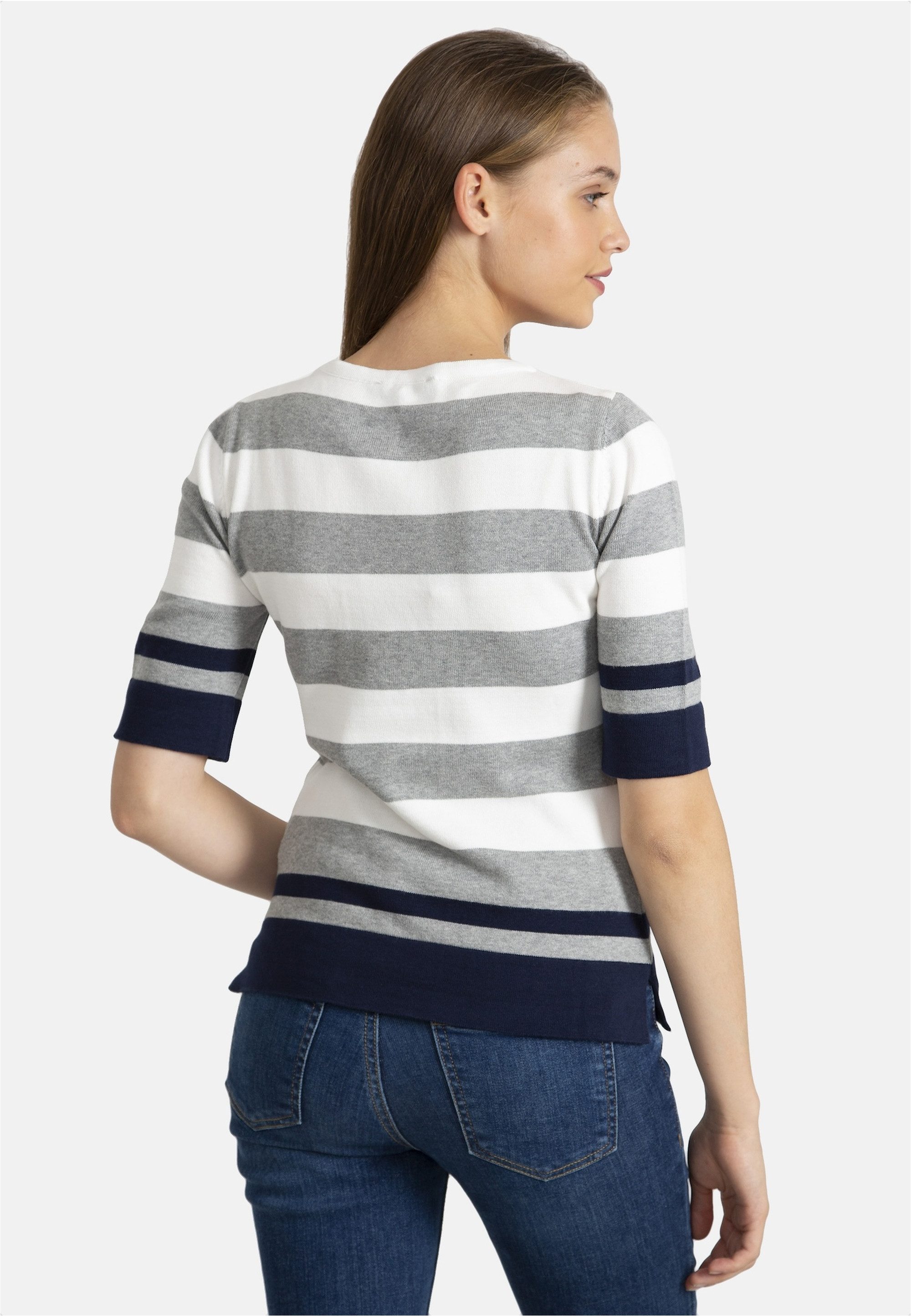 SIR RAYMOND TAILOR Strickpullover Pilar im gestreiften Design