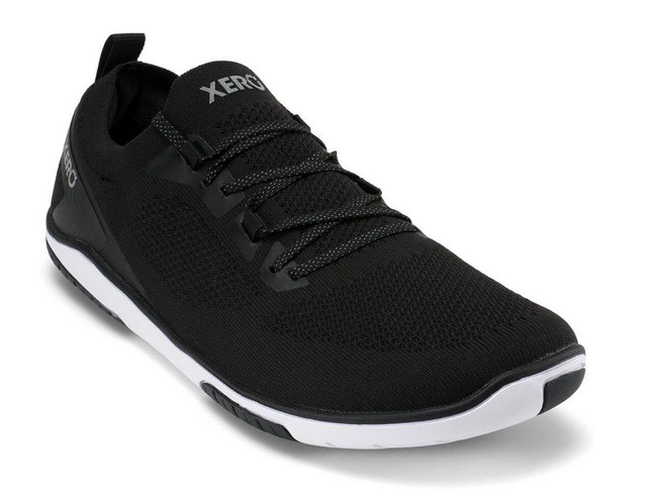 Xero Shoes Minimal-Travelschuhe Nexus Knit schwarz/weiss Herren Wanderschuh