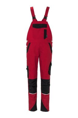 Planam Arbeitslatzhose Damen Latzhose Norit rot/schwarz Größe 50 (1-tlg)