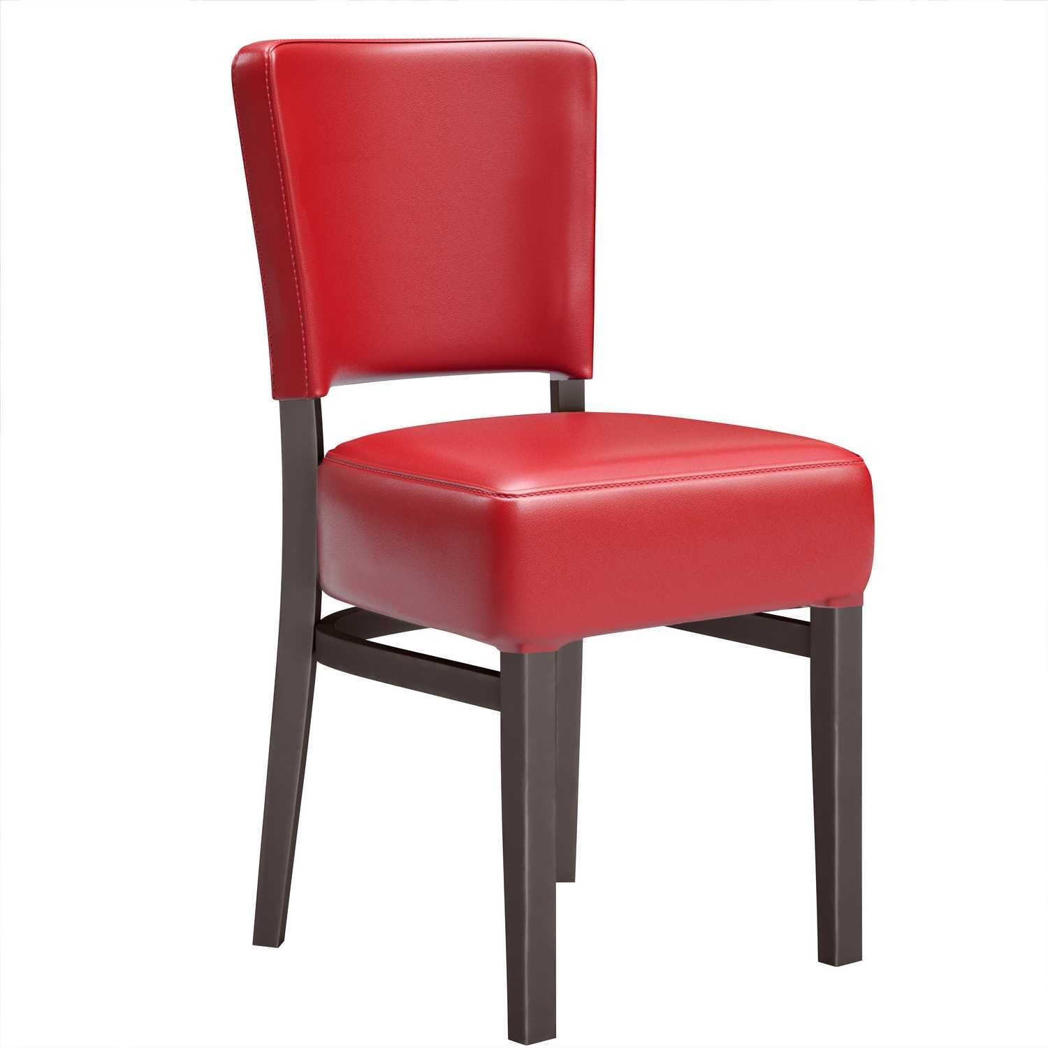 GGMMÖBEL Bistrostuhl Lucasmall Kunstleder, 2er-Set Innen Hohe Tragkraft/Langlebig