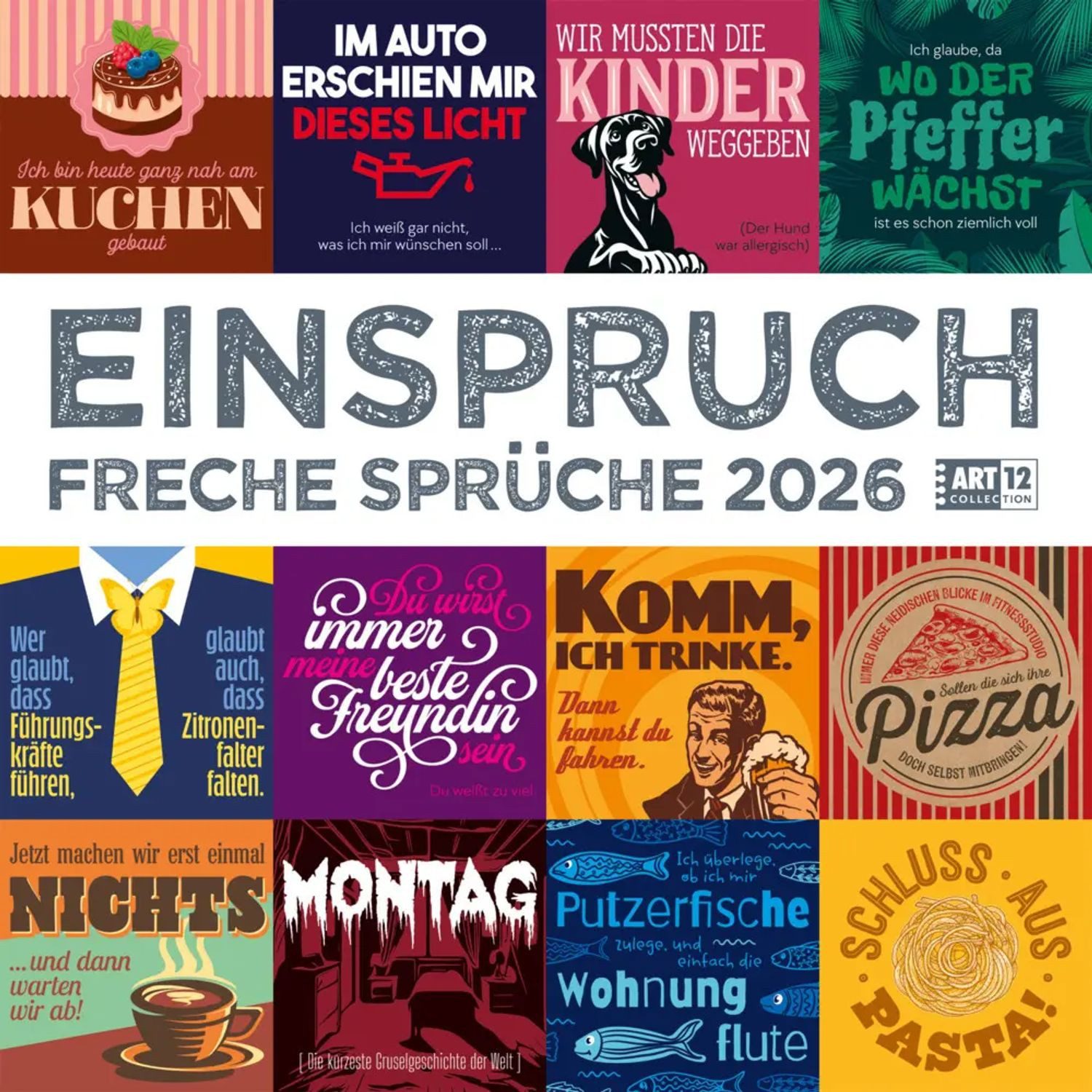 Ackermann Wandkalender Einspruch Broschürenkalender 2026 - 30x30 - Art12