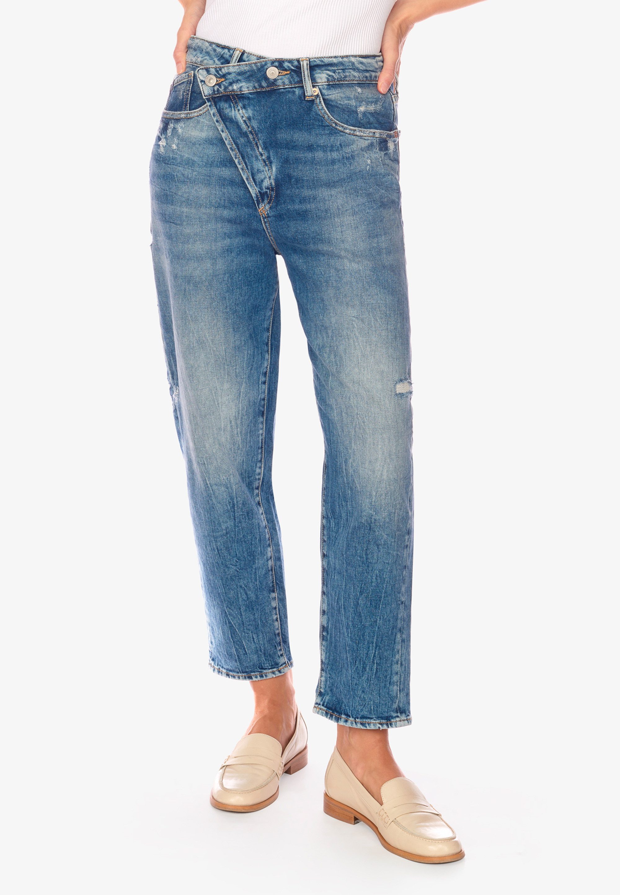 Le Temps Des Cerises 7/8-Hose "COSY", im asymmetrischen Design günstig online kaufen