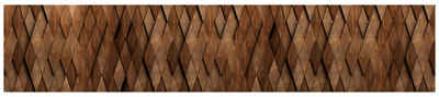 wandmotiv24 Fototapete Geometrisches Holzmuster, strukturiert, Wandtapete, Motivtapete, matt, Vinyltapete, selbstklebend