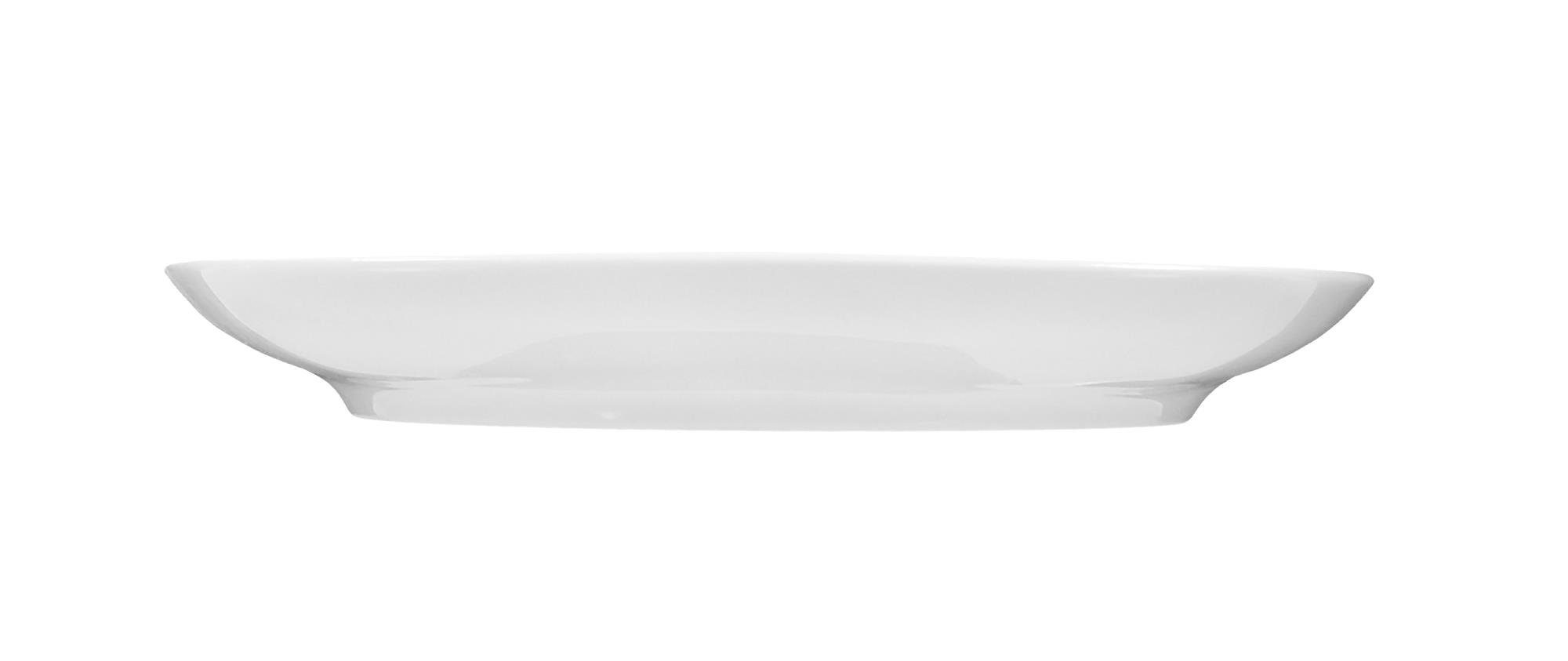 Seltmann Weiden Geschirr-Set Teller flach eckig 20 cm Lido weiss uni 00003 von Seltmann Weiden, Porzellan