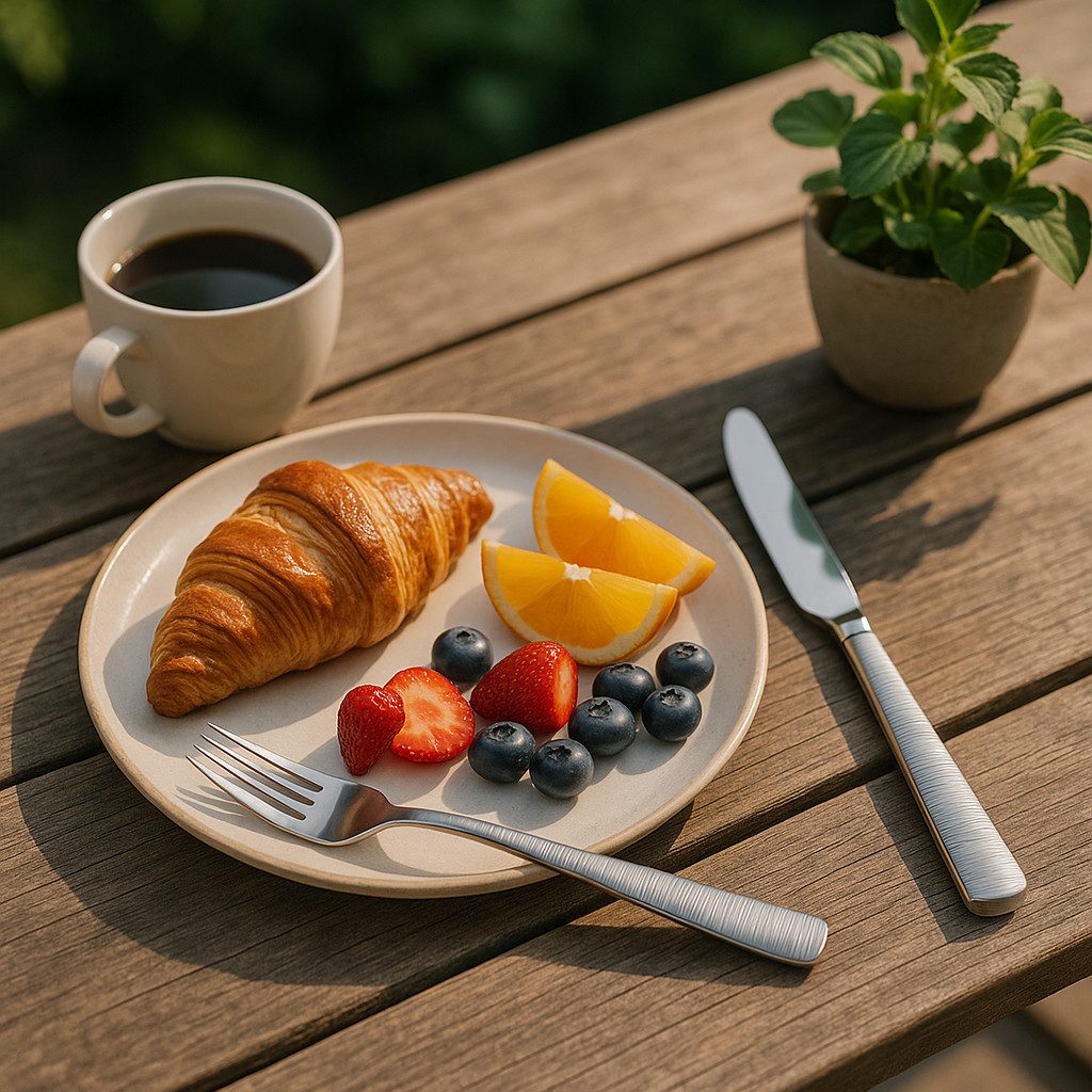 HOOZ Besteck-Set MS-6 (60-tlg), 12 Personen, Edelstahl, Vielteiliges Set für 12 Personen, Hochwertige Verarbeitung