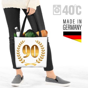 VOID Henkeltasche (1-tlg), 90 Jahre Jubiläum Geburtstag Jubiläum Kranz Geburtstag Hochzeit Jahre