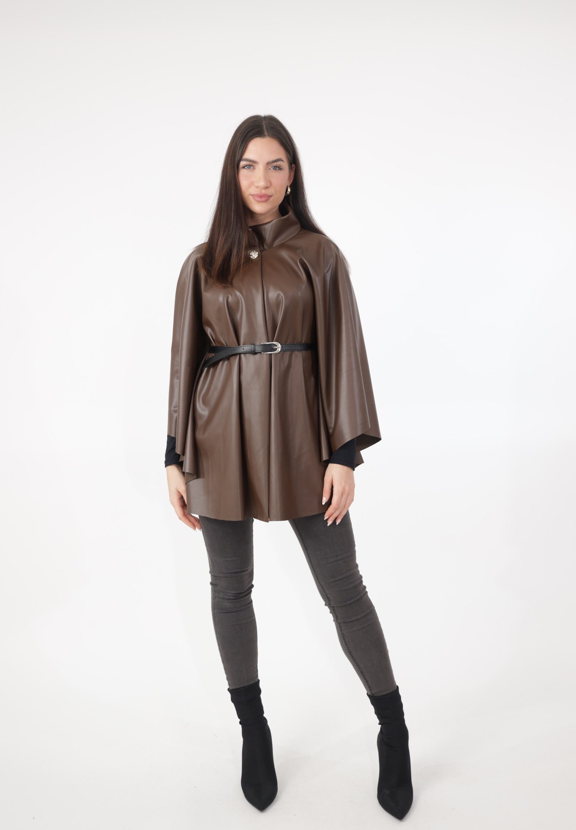 Elara Poncho Jacke