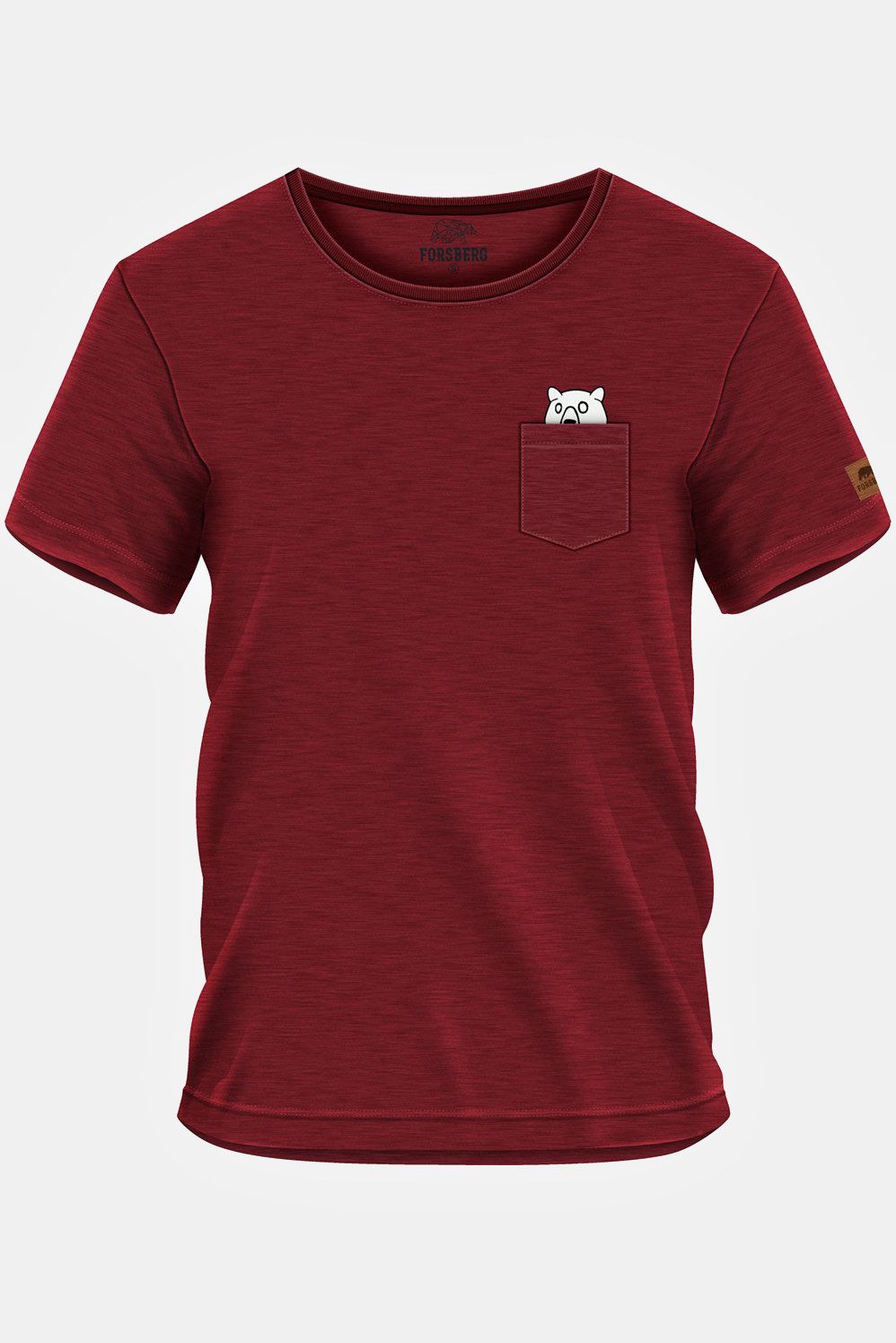 FORSBERG T-Shirt Fingarson mit Brusttasche günstig online kaufen