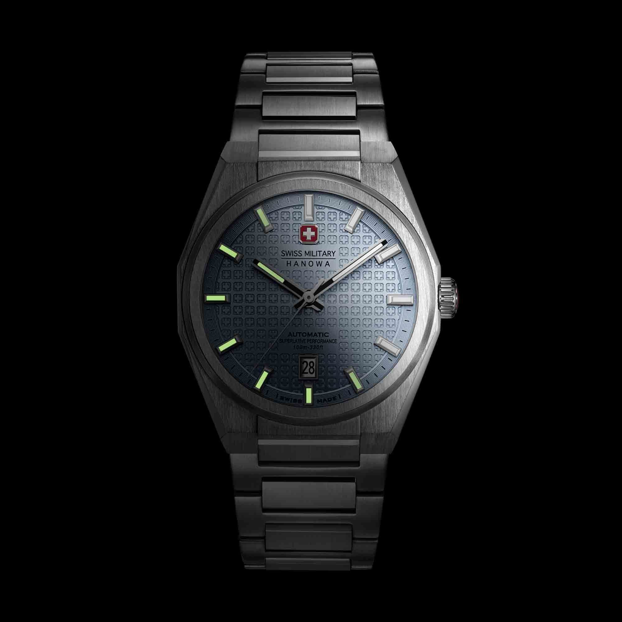 Swiss Military Hanowa Automatikuhr Automatikuhr Herrenuhr 41 mm Automatik Herren