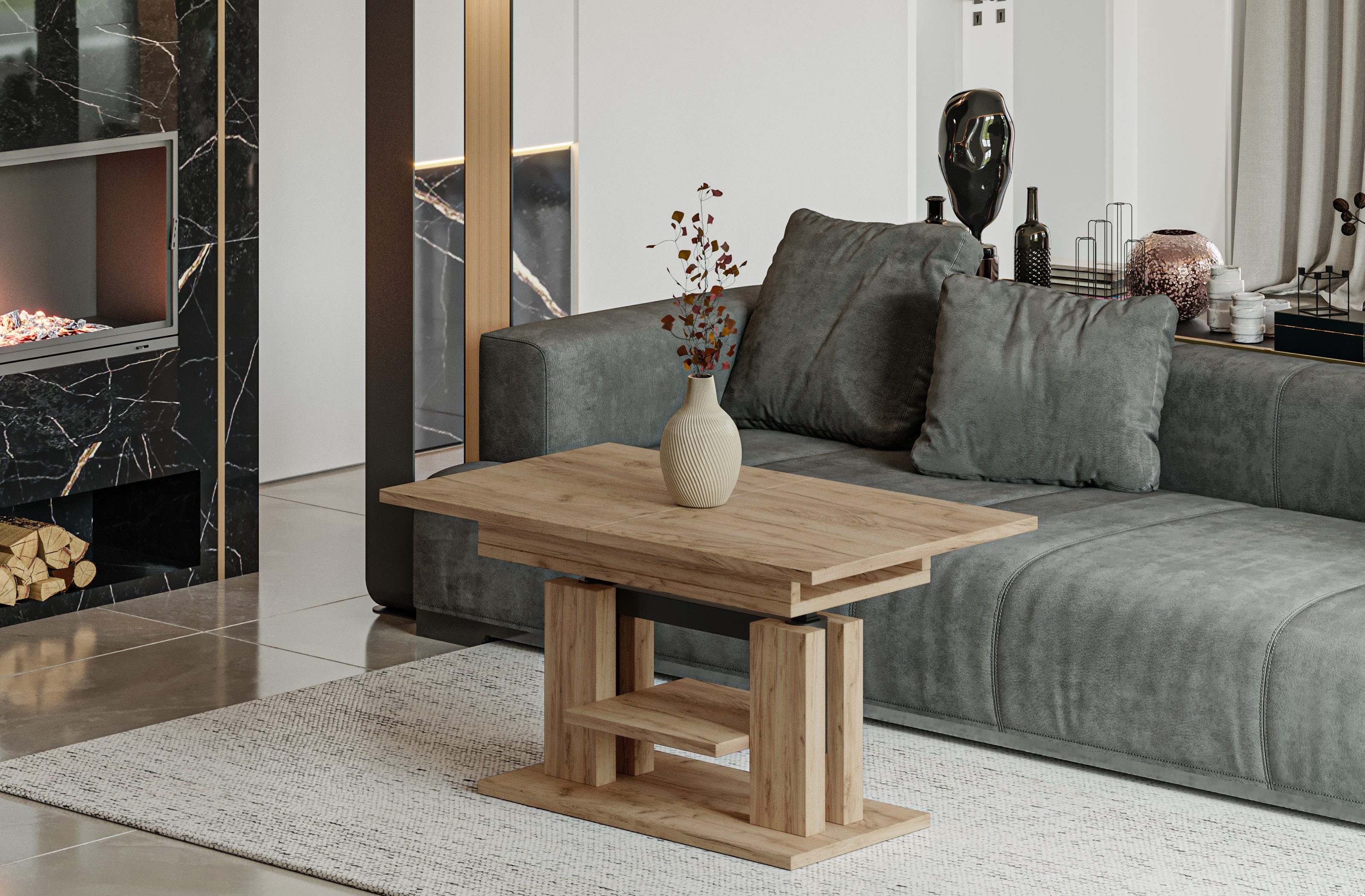 Endo-Moebel Couchtisch Endo Couchtisch Iso 110 günstig online kaufen