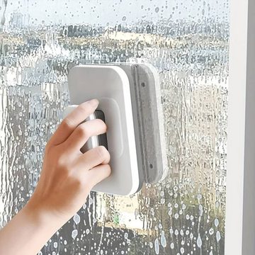 yozhiqu Akku-Fensterreiniger Magnetischer Glasreiniger:Doppelseitiger Schaber für klare Oberflächen, für hohe Glasflächen, ideales Reinigungswerkzeug für den Haushalt