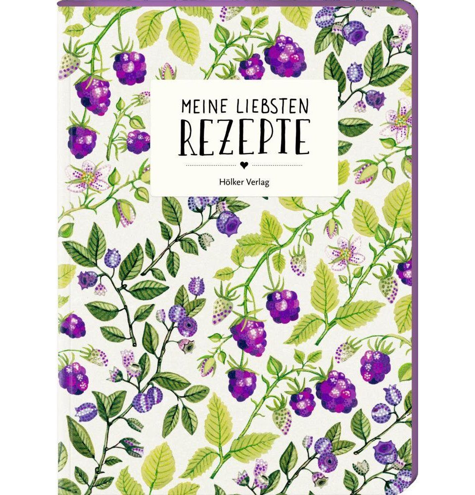 Notizbuch Meine liebsten Rezepte - Einschreibbuch (Beeren)