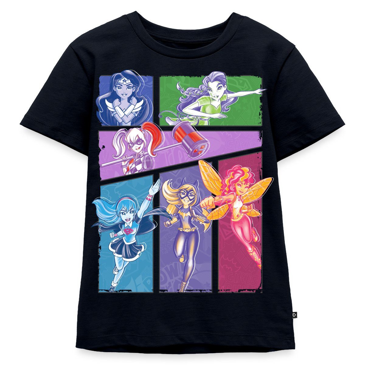 T-Shirt Super Hero Girls Superheldinnen Collage Kinder Premium T-Shirt