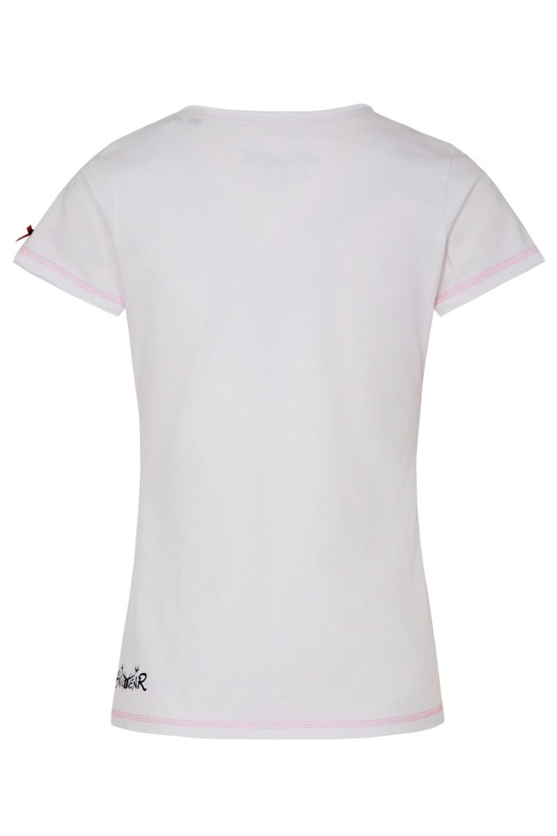 Hangowear Trachtenshirt Trachtenshirt Damen - QUENTAYA - weiß – Bild 4 von 5