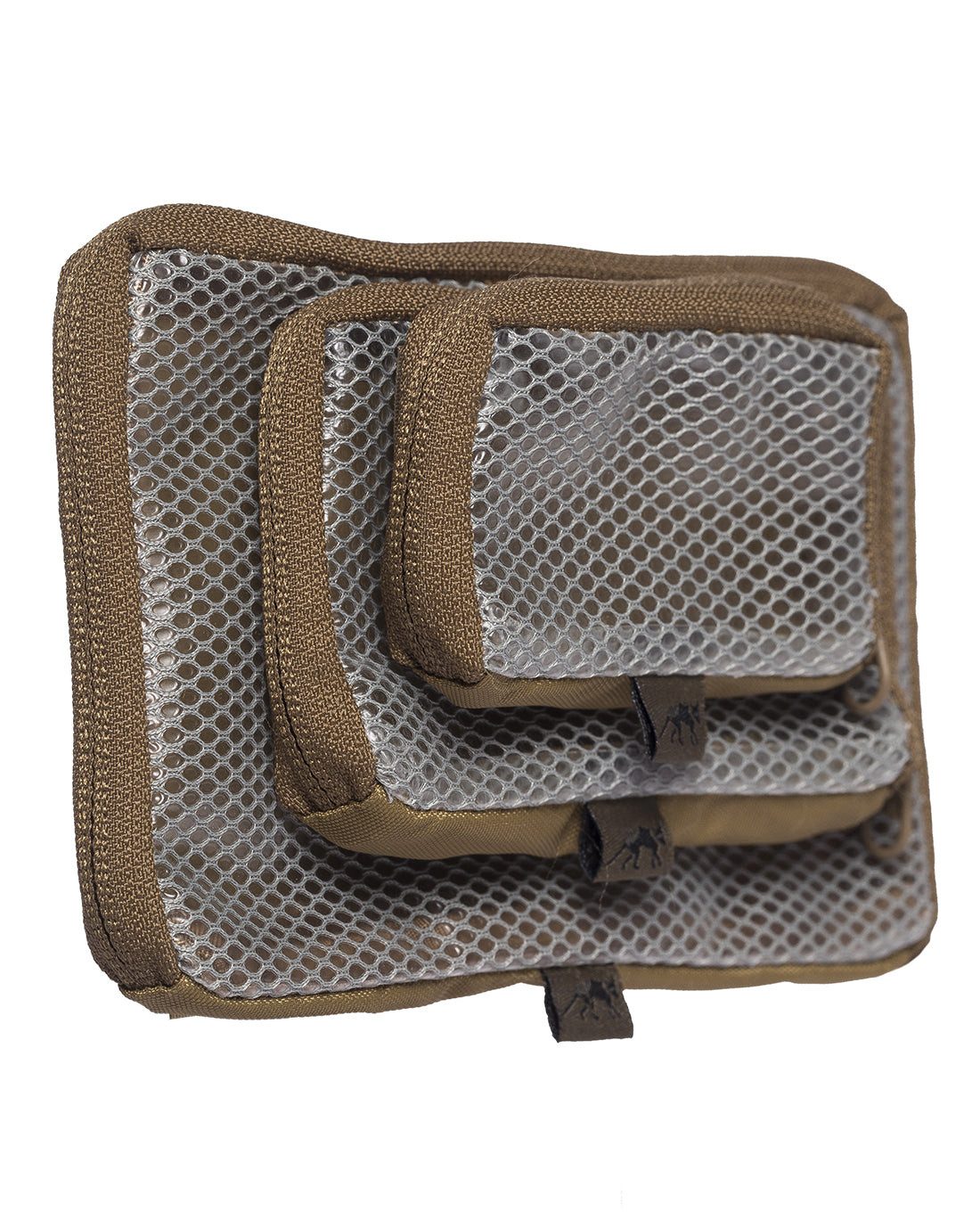 Tasmanian Tiger Taschenorganizer TT Mesh Pouch Set VL Coyote Braun