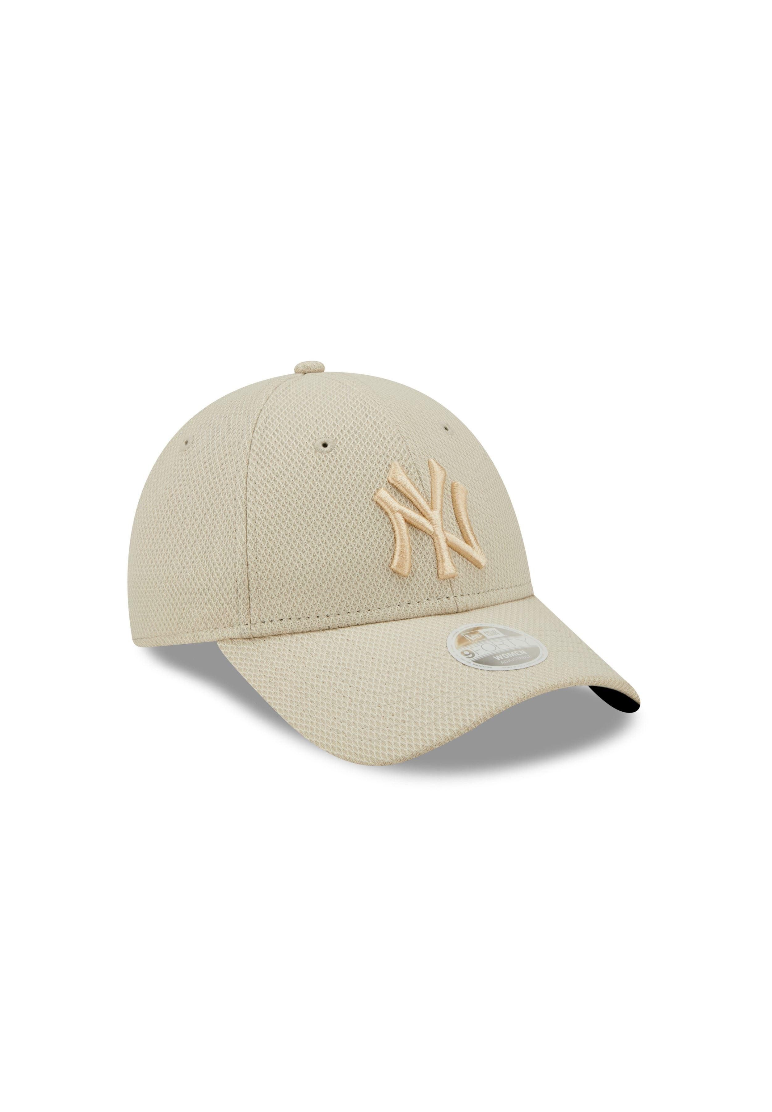 New Era Baseball Cap New York Yankees MLB Diamond Era Stone 9Forty Adjustable Women Cap New (1-St)