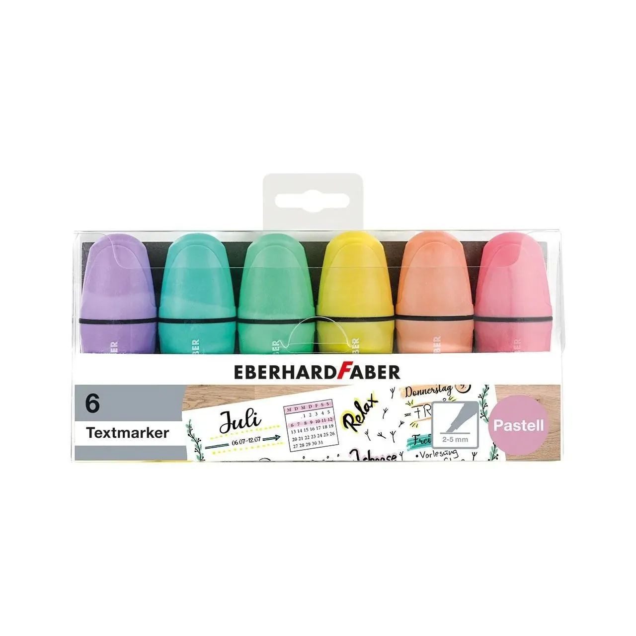 Marker Eberhard Faber Textmarker Mini pastell 6er Etui