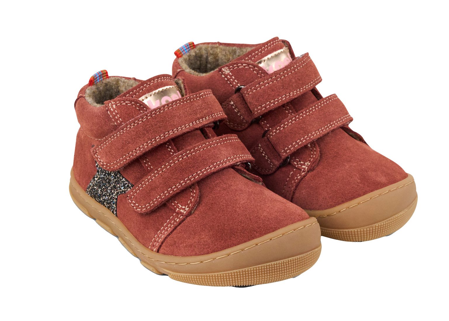 KOEL Koel Schuhe Barfußschuhe Kyn Wool Weit Leder Wolle Lauflernschuh