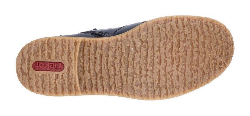 Rieker Schnürstiefelette mit honigfarbener Laufsohle günstig online kaufen
