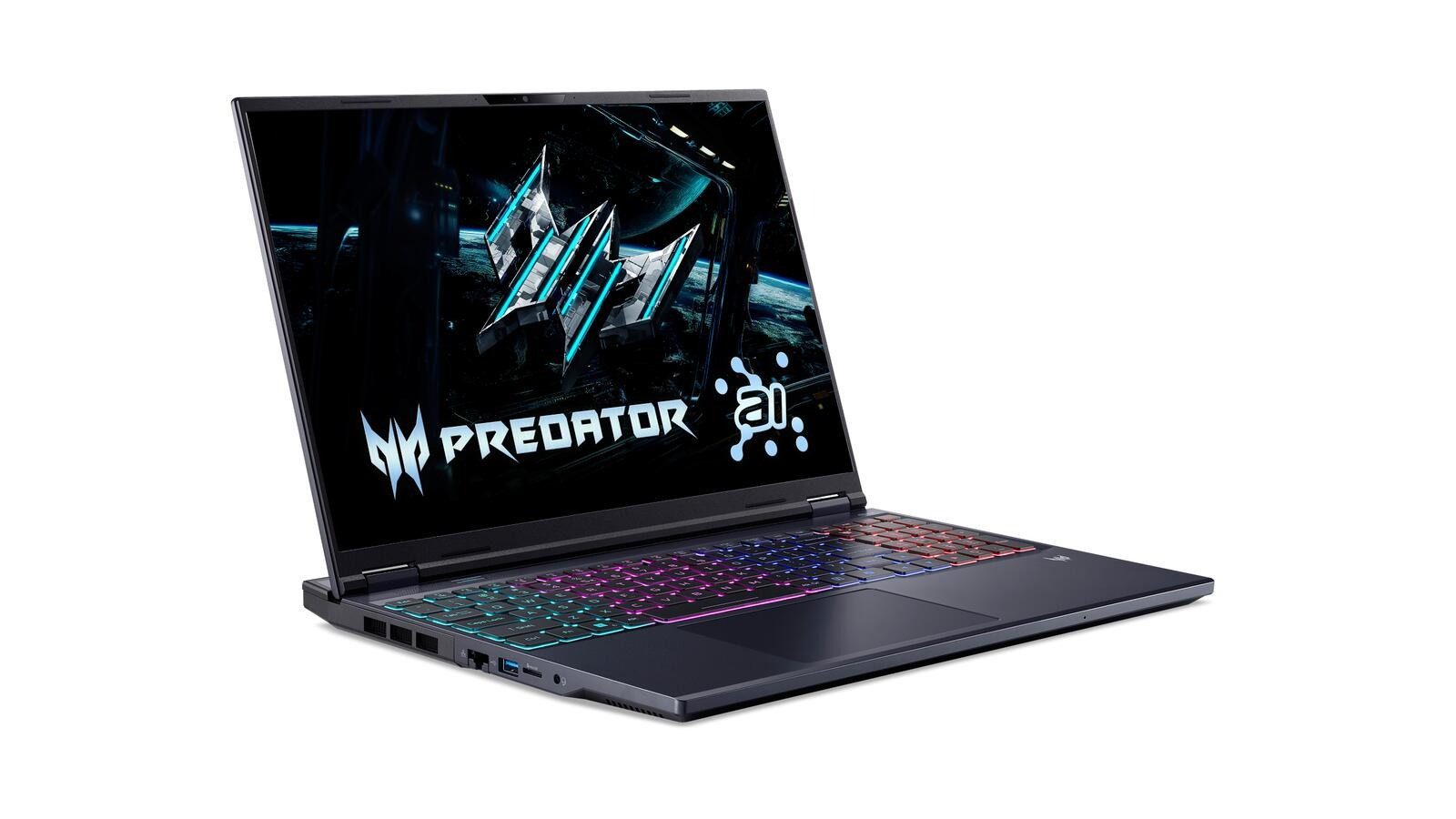 Acer Predator Helios Neo 16 AI Laptop Intel Core Ultra 7 RTX5060 32GB RAM Gaming-Notebook (40,6 cm/16 Zoll, Intel Core Ultra 7 255HX, GeForce RTX 5060, 32 GB, 1000 GB SSD, 5,2 GHz 20-Core-Prozessor, HDMI 2.1, Thunderbolt 4, LAN, WiFi 6e)