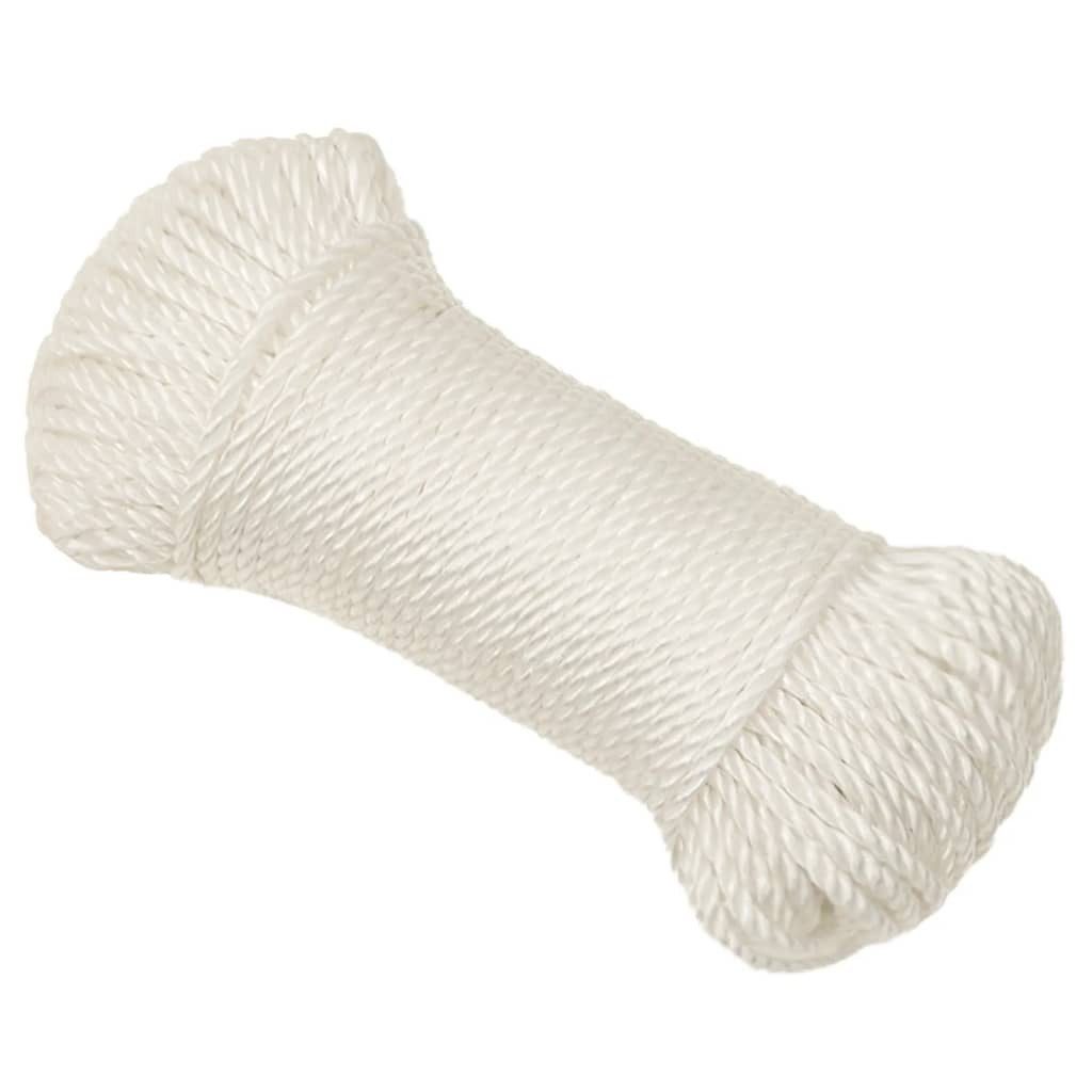 vidaXL Arbeitsseil Weiß 6 mm 25 günstig online kaufen