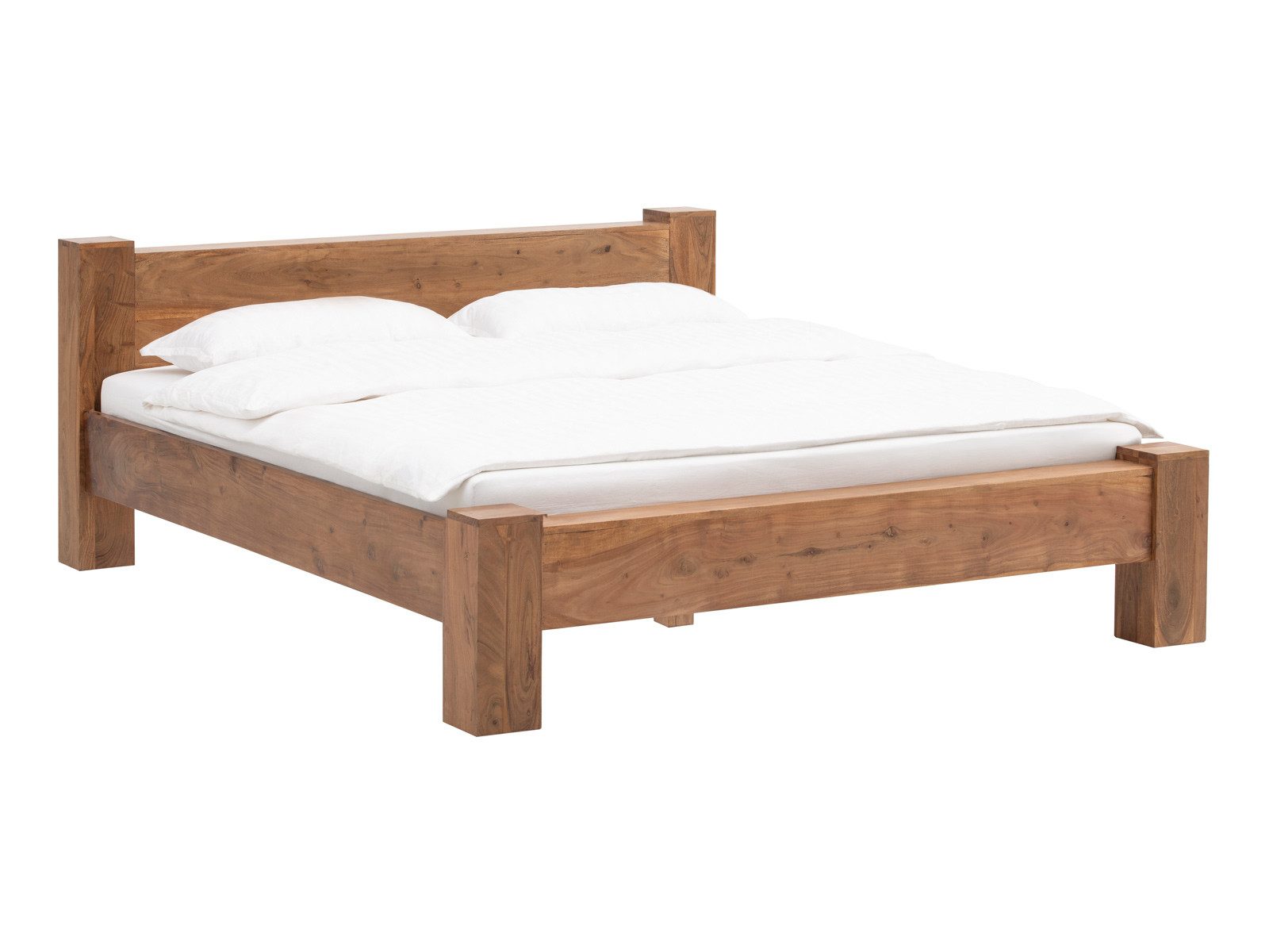 massivum Holzbett Bett Osbon Akazie