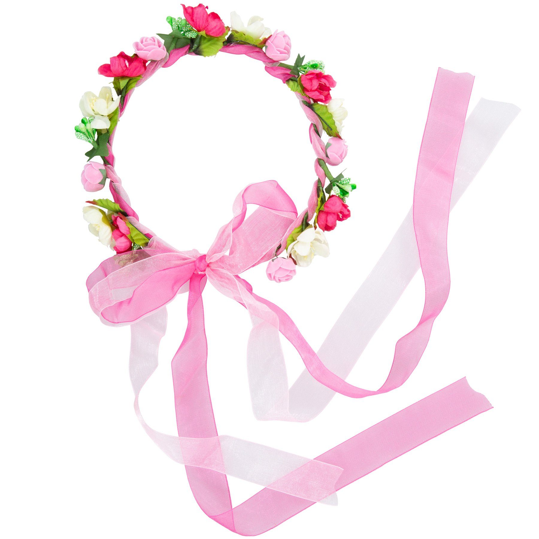 dressforfun Haarband Stirnband, Für viele Anlässe und Outfits, charmantes Accessoire, Haarschmuck, 1-tlg., Konfektionsgröße 0 in bunt, Natürlich und detailgenau gearbeitet, Per Satinschleife verstellbar