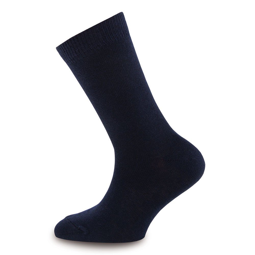 (6-Paar) Socken Socken Ewers Uni blau
