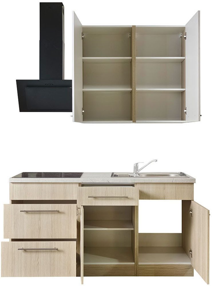 wiho Küchen Küche Filo, wahlweise mit E-Geräten, Breite 180 cm