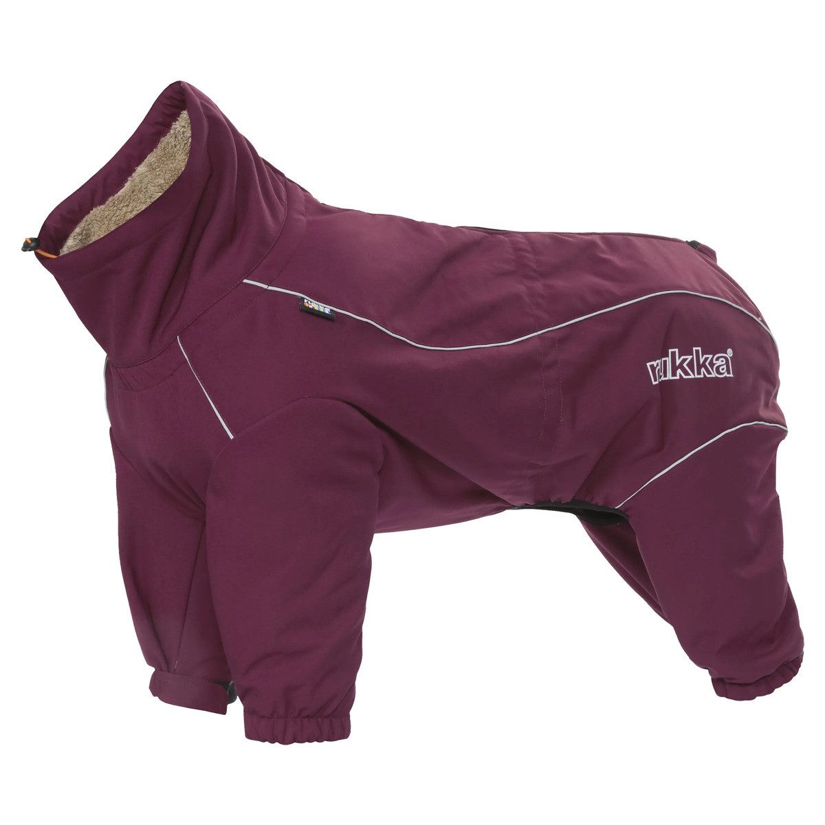 Rukka Hundeoverall Thermo-Overall weinrot