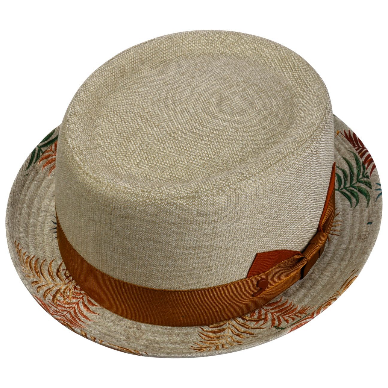 Alfonso D´Este Sonnenhut (1-St) Porkpie mit Futter, Made in Italy