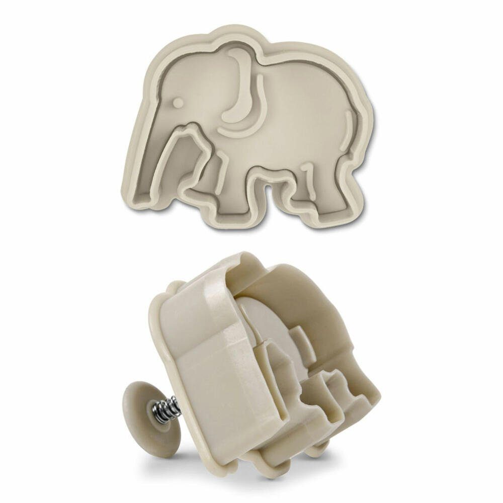 STÄDTER Ausstechform Elefant mit Auswerfer, Kunststoff