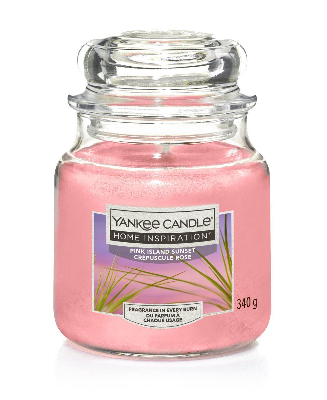 Duftkerze Yankee Candle Duftkerze Mittleres Glas Pink Island