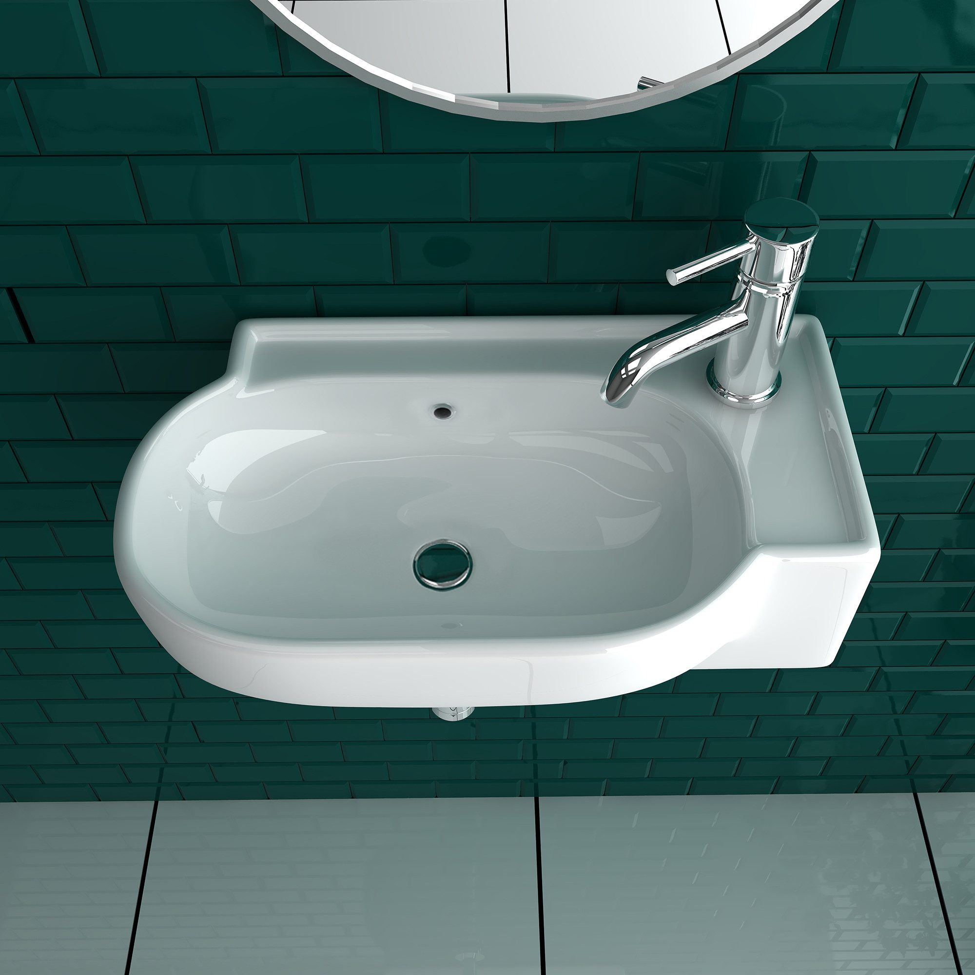 Alpenberger Waschbecken Oval Waschschüssel – Waschtisch günstig online kaufen