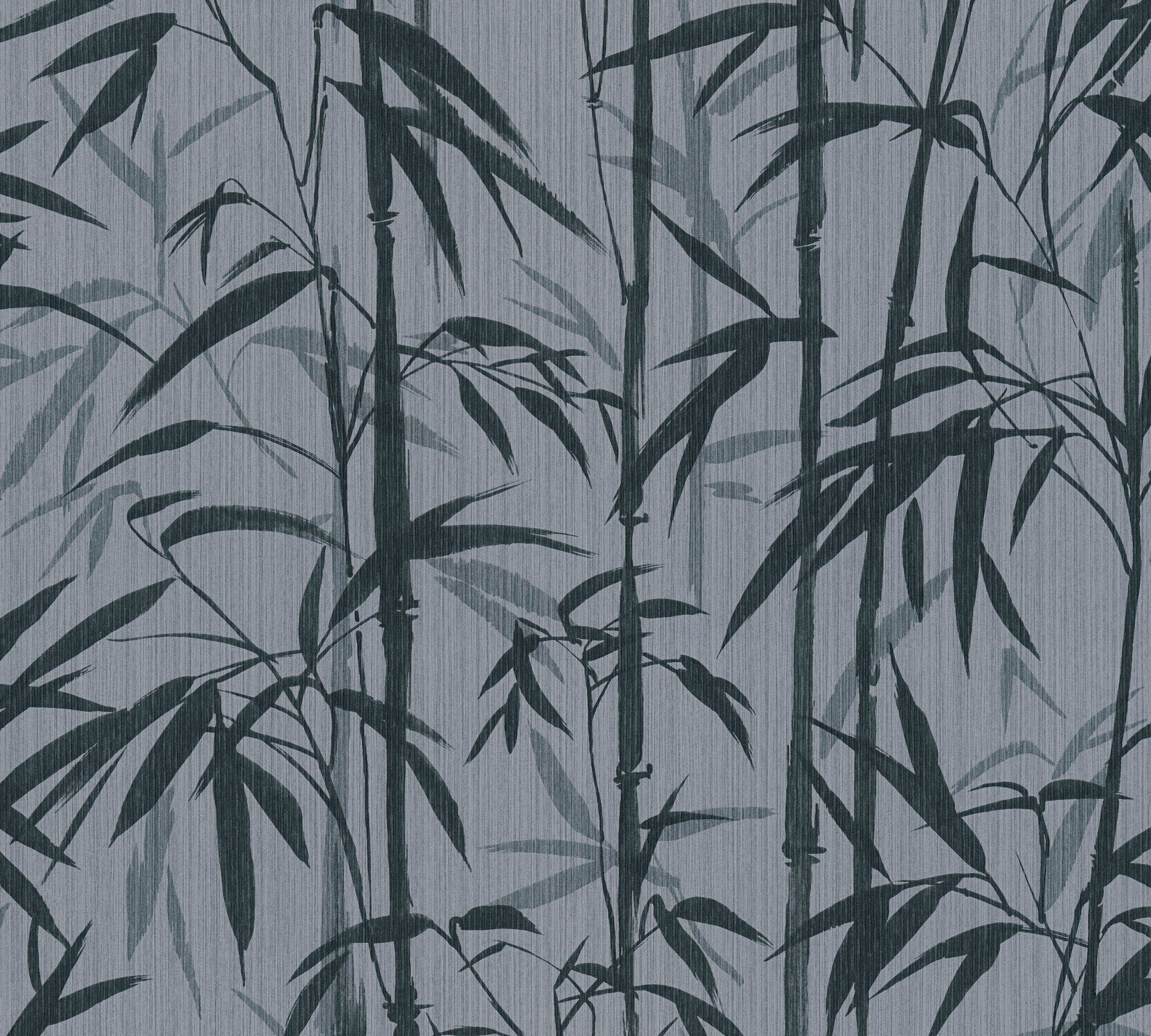 METROPOLIS BY MICHALSKY LIVING is Designertapete tropisch, Bold botanisch, Change good, floral, Bambus Bamboo, Vliestapete grau/schwarz Tapete