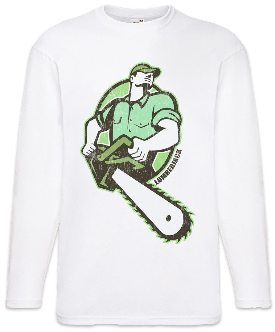 Langarmshirt Lumberjack II Langarm T-Shirt Holzfäller Axt Waldarbeiter Förster