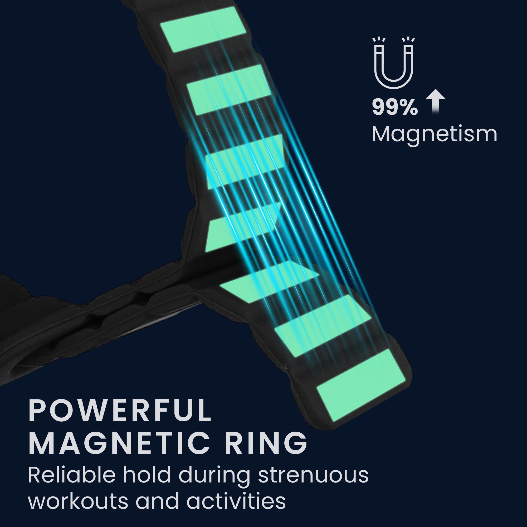 kwmobile Ersatzarmband für Xiaomi Mi Band 10 / Mi Band 9 / 8 Armband Smartwatch, 1-tlg., Fitnesstracker Silikon Band mit Magnetverschluss