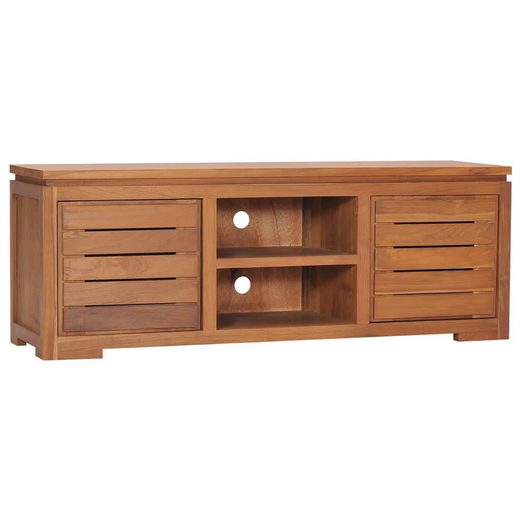 x Teak cm Massivholz 30 vidaXL TV-Schrank 110 40 x TV-Schrank