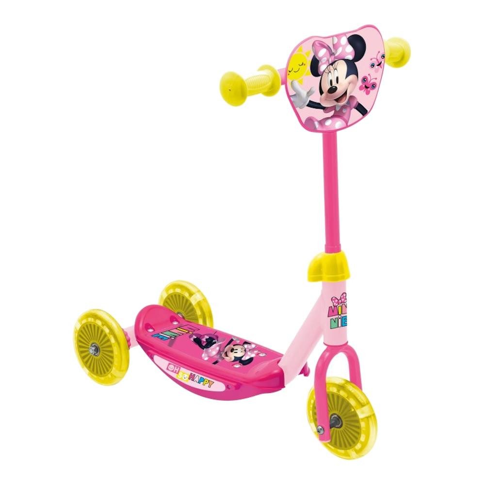 Cityroller Minnie Mouse 3-Rad-Kinderroller, Pink, Für kleine Disney-Fans ab 3