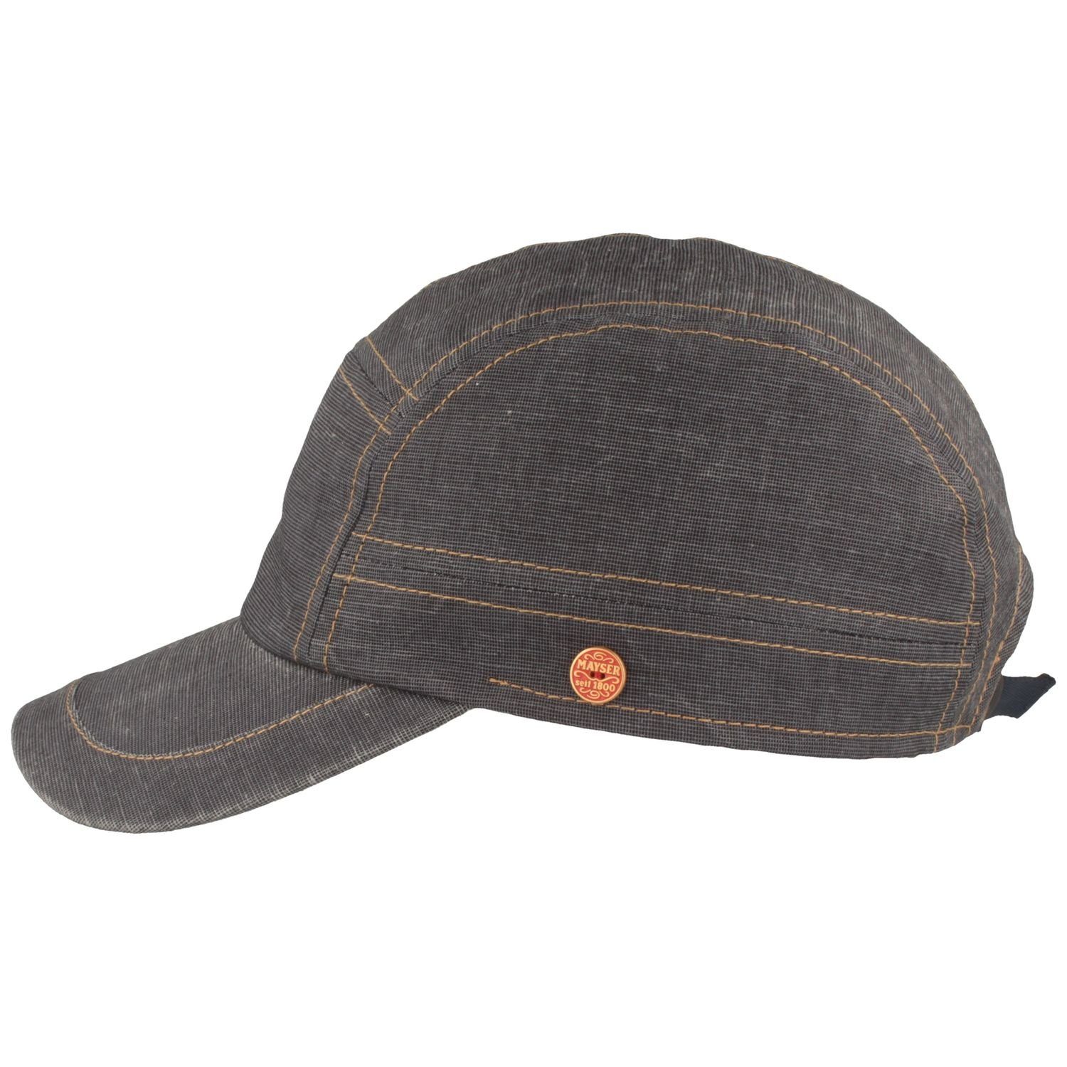 fein, Leinen Baumwolle aus Baseball Cap blau und 9588 Mayser mit 80 UV-Schutz