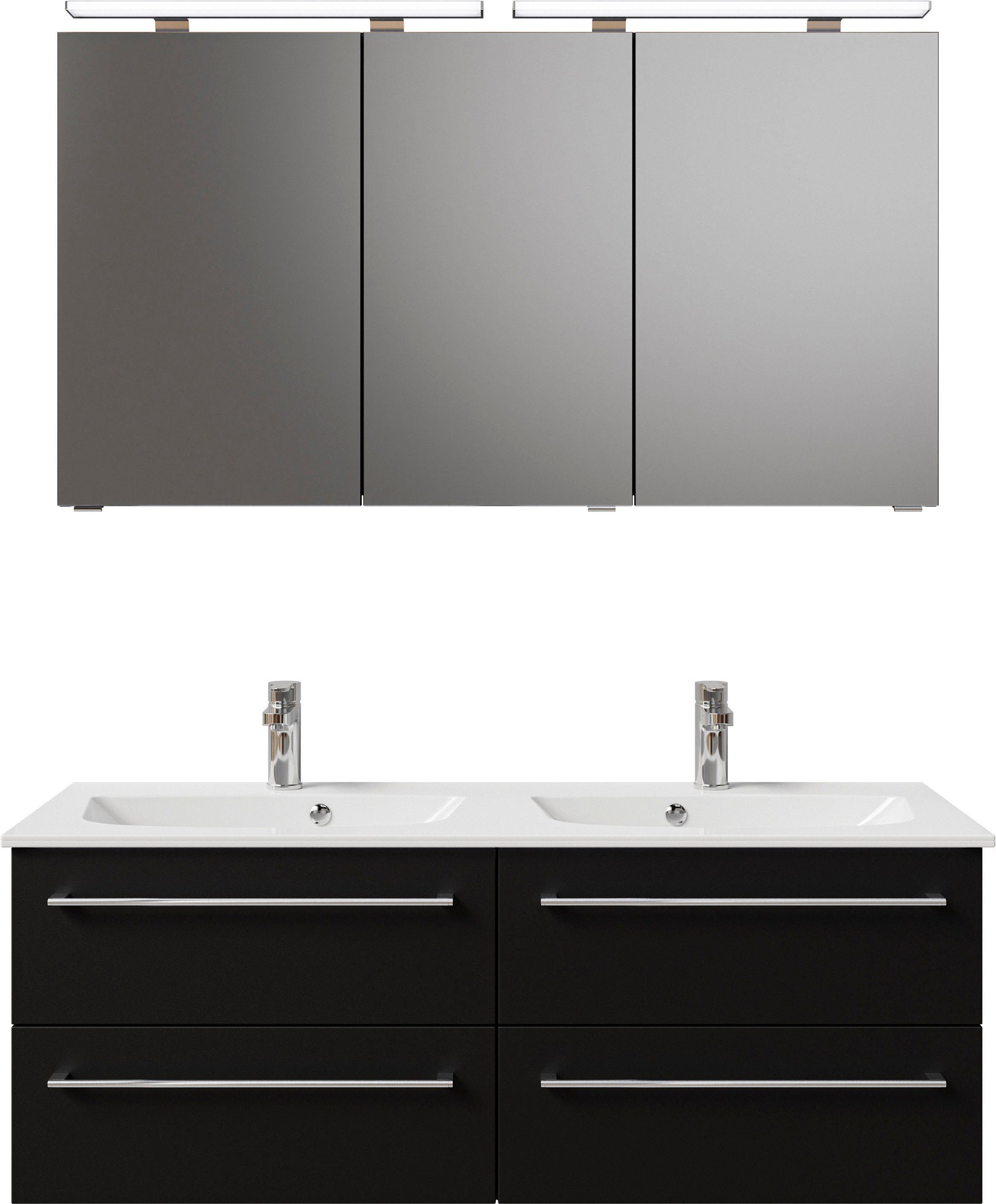Saphir Badmöbel-Set Serie 6025 2-teilig Mineralmarmor-Waschtisch günstig online kaufen