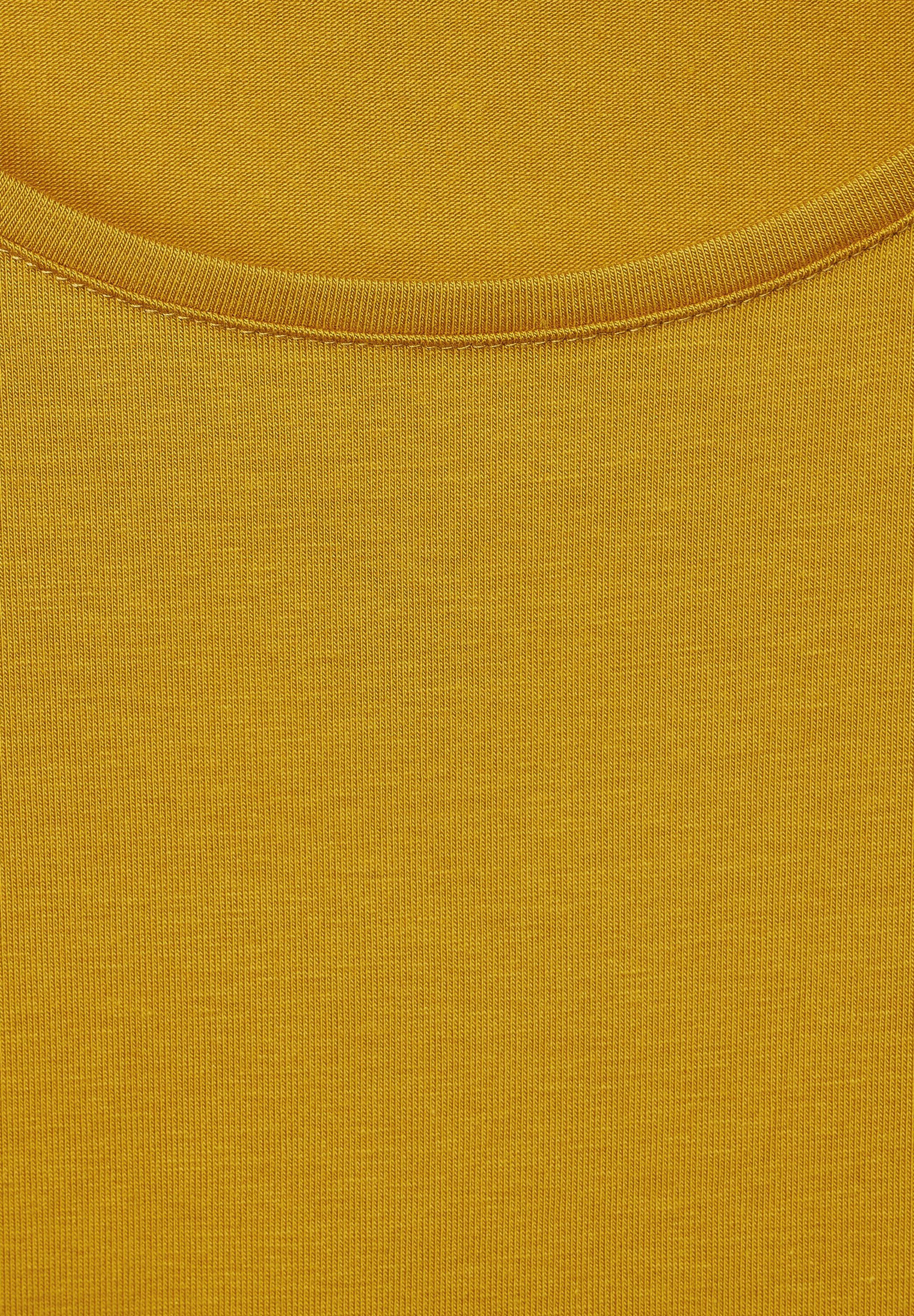 tanned yellow Materialmix ONE softem aus STREET Langarmshirt