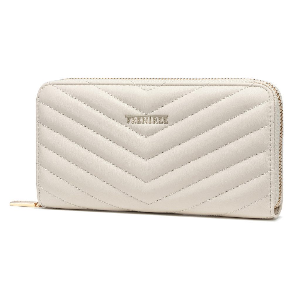 Frentree Geldbörse Gestepptes Damen Portemonnaie mit RFID-Schutz & Handyfac günstig online kaufen