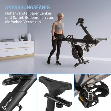 Capital Sports Heimtrainer Evo Race (3-tlg., Bluetooth;Trainingscomputer;Tablet-Halterung)