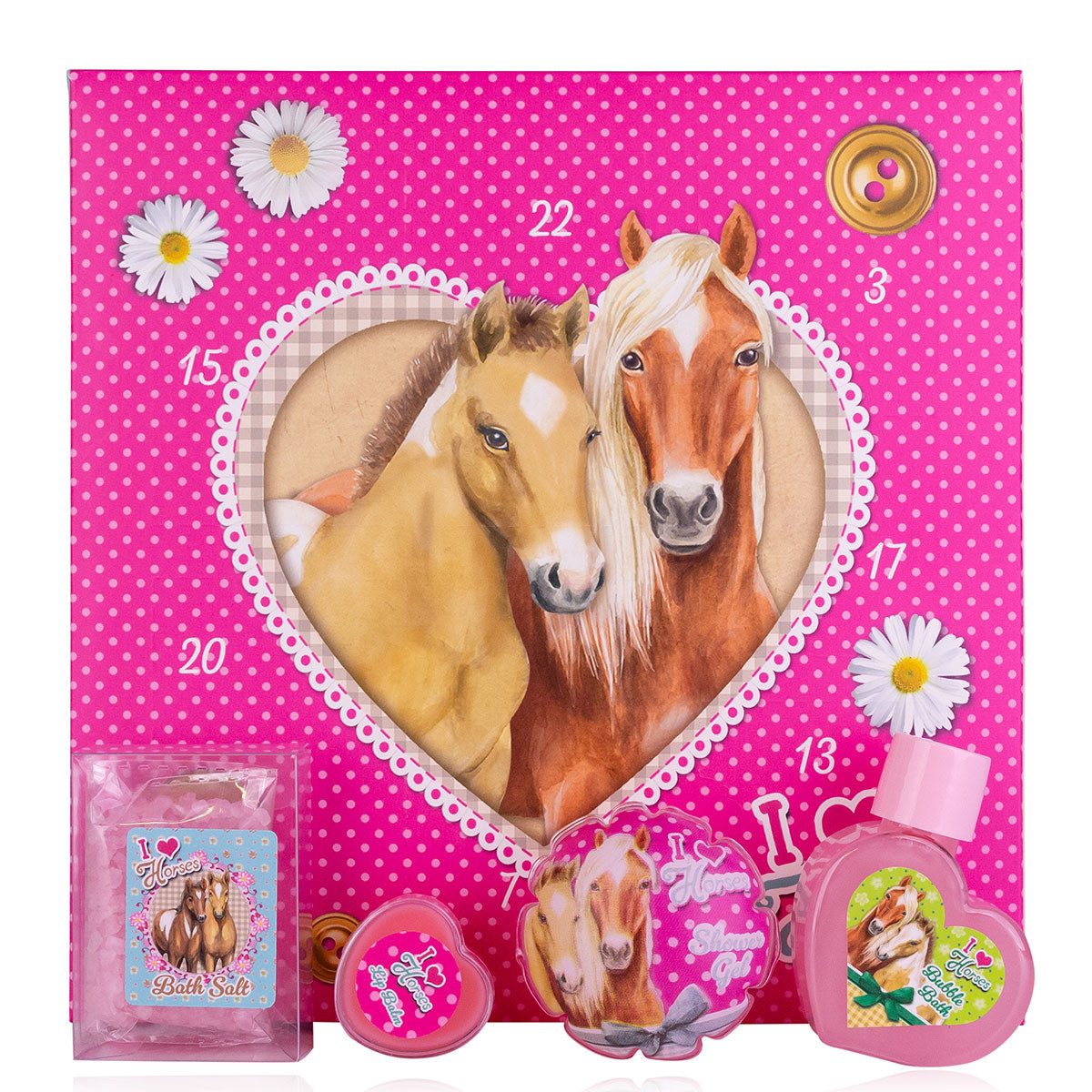 ACCENTRA Adventskalender I Love Horses Würfel Pferde Adventskalender 2025
