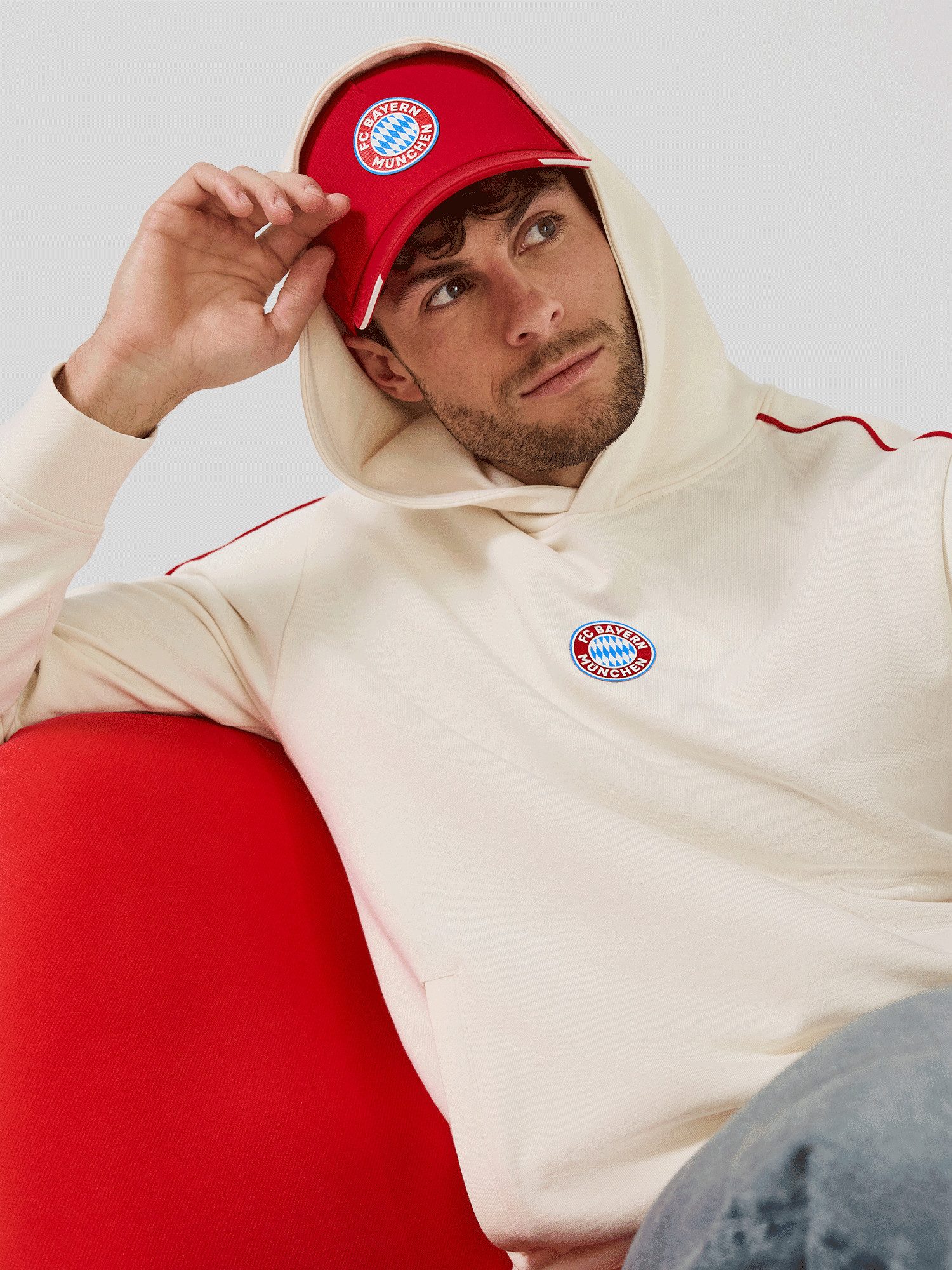 FC Bayern München Baseball Cap FC Bayern München I Baseballcap Essentials I Herren I Rot