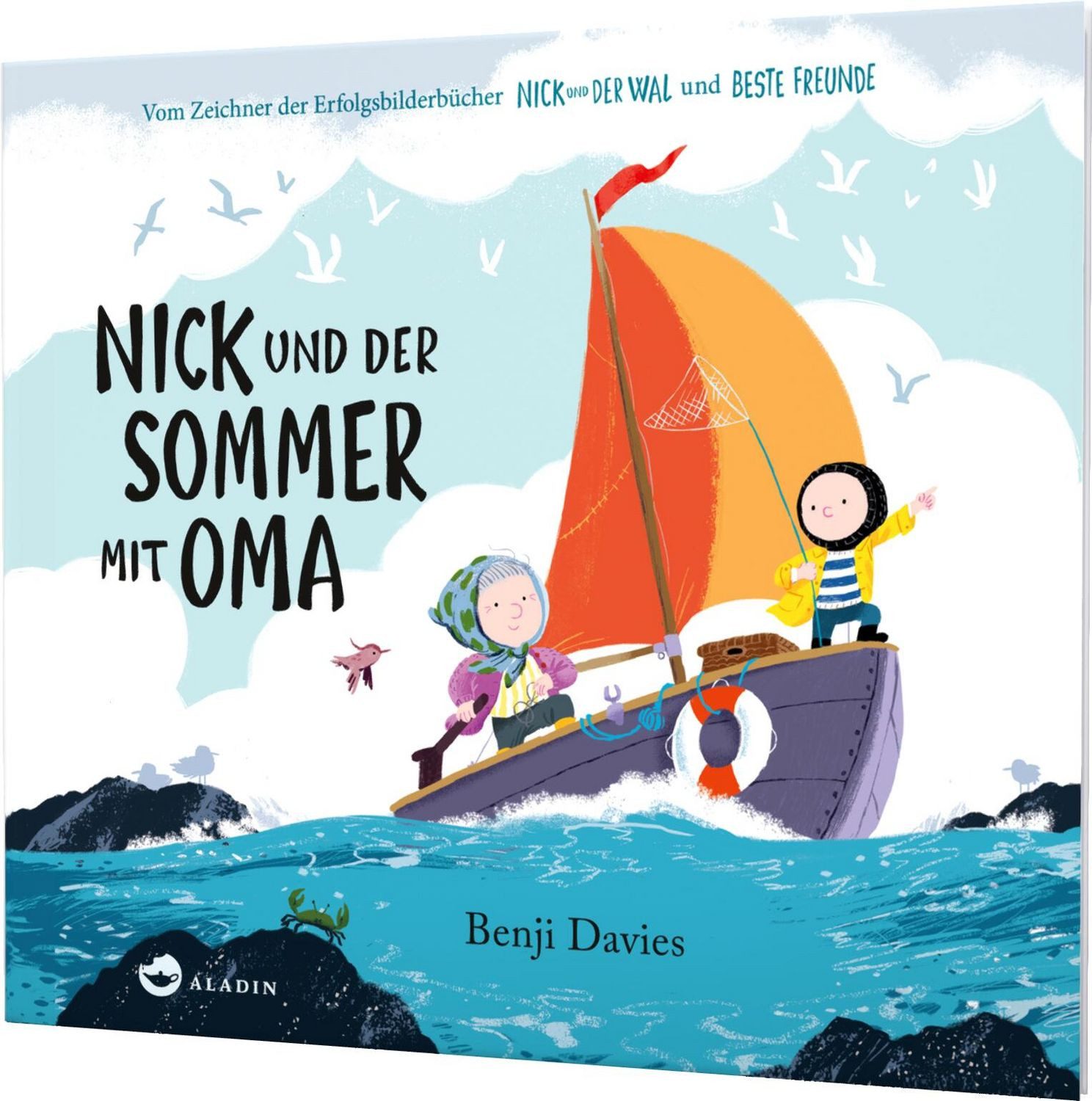 Nick und der Sommer mit Oma / Benji Davies, Ein Bilderbuch für Enkel und Großeltern