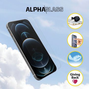 Otterbox Alpha Glass iPhone 12 / iPhone 12 Pro für iPhone 12 / iPhone 12 Pro, Displayschutzglas, 1 Stück, Displayschutzfolie