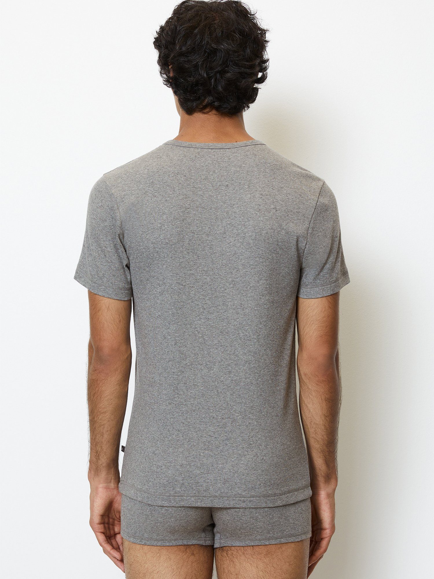 Marc O'Polo T-Shirt Iconic Rib (2-tlg) unterziehshirt unterhemd kurzarm